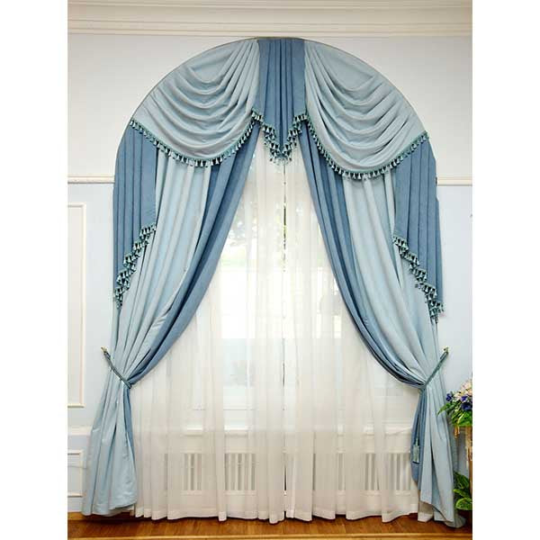 Fox Rolled White Curtain Vinyl Backdrop for Wedding Photography - Foxbackdrop