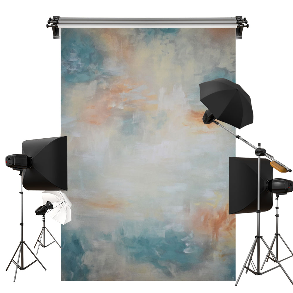 Fox Painting Abstract Vinyl Backdrop for Photography