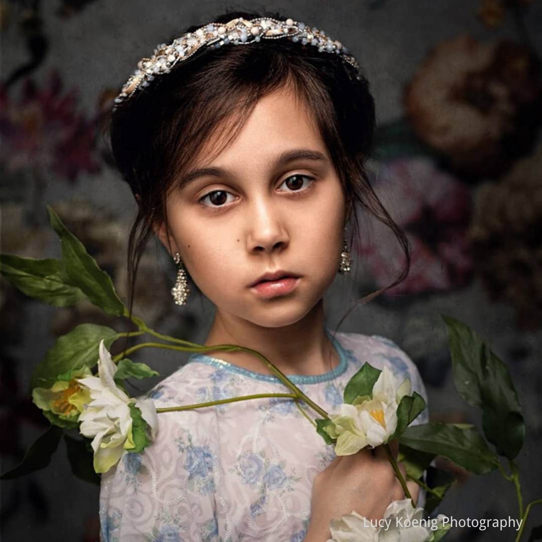 Fox Purple Flowers Children Photoshooting Vinyl Backdrop - Foxbackdrop