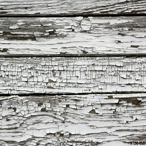 Fox Vintage Gray Faded Barn Wood Vinyl Backdrop - Foxbackdrop