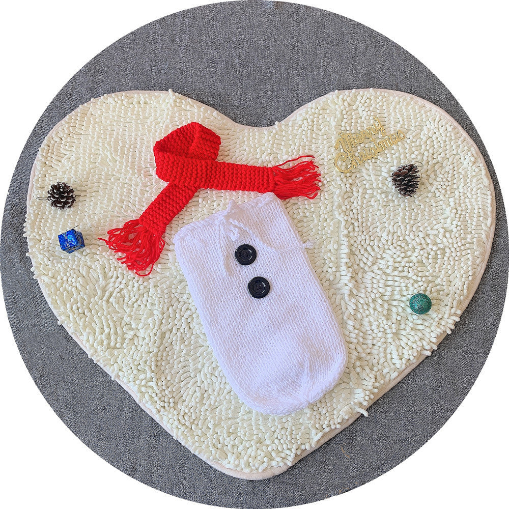 Fox Twins Photo Sleeping Bag Props Christmas Themed Snowman Model Set