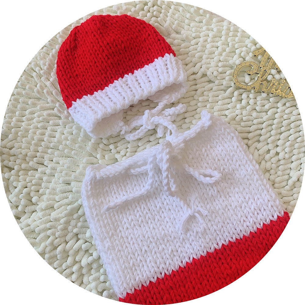 Fox Twins Photo Sleeping Bag Props Christmas Themed Snowman Model Set