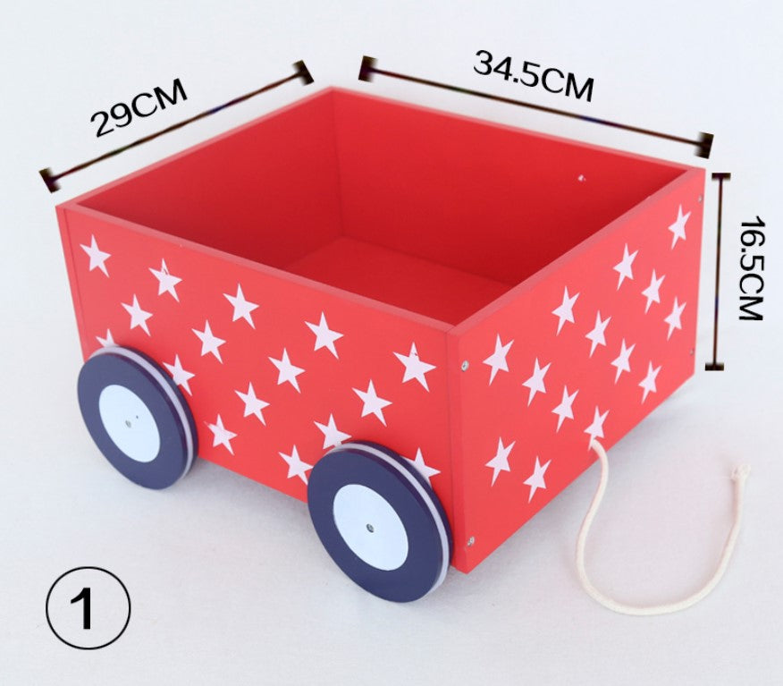 Fox Wooden Cars for Newborn Photo Props - Foxbackdrop