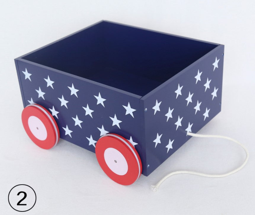Fox Wooden Cars for Newborn Photo Props - Foxbackdrop
