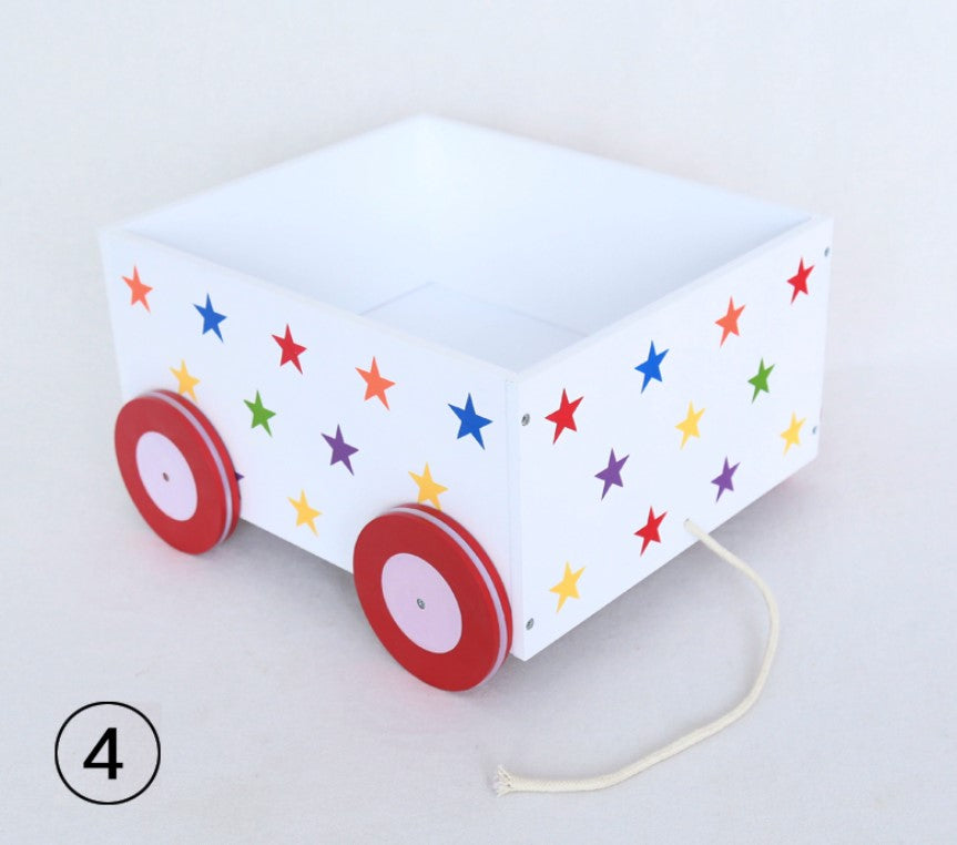 Fox Wooden Cars for Newborn Photo Props - Foxbackdrop