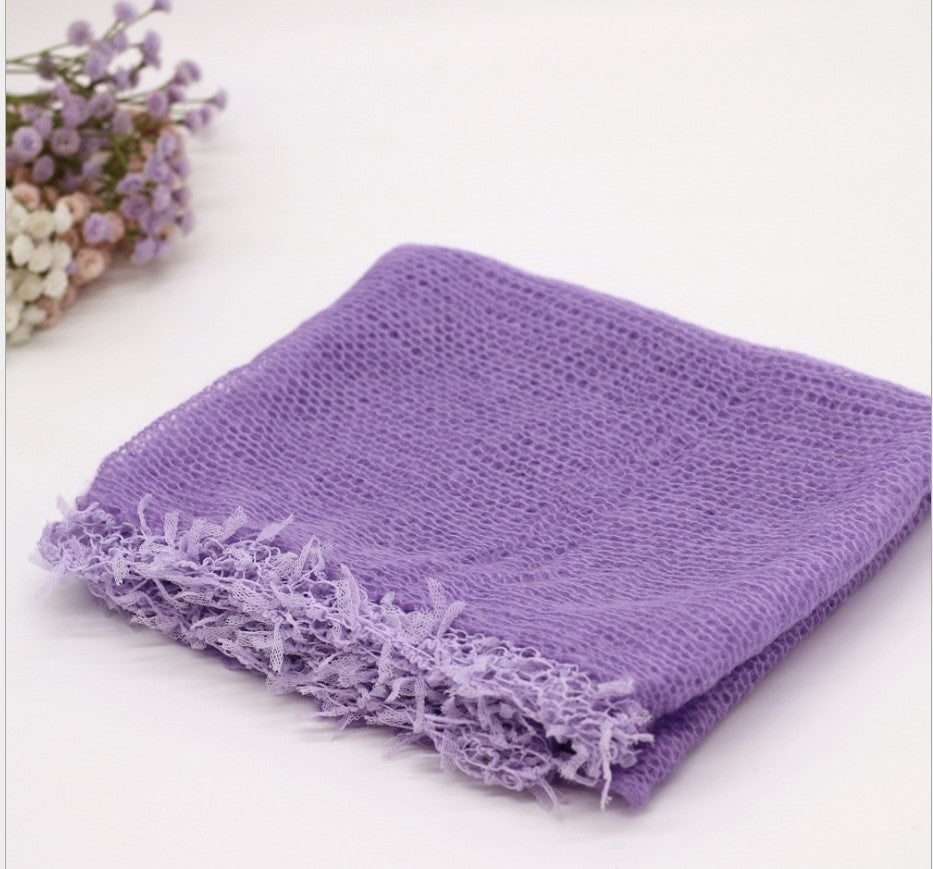 Fox 37x127cm Posing Wrap Fabric for Newborn Baby Photoshoot - Foxbackdrop