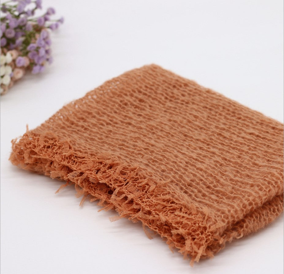Fox 37x127cm Posing Wrap Fabric for Newborn Baby Photoshoot - Foxbackdrop