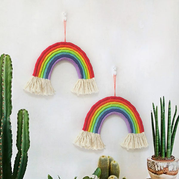 Fox 20×25cm Boho Hand Made Color Cotton Tapestry Props - Foxbackdrop