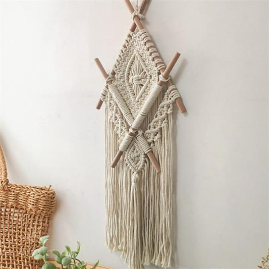 Fox 95×33cm Boho Hand Made Weave Cotton Tapestry Props - Foxbackdrop