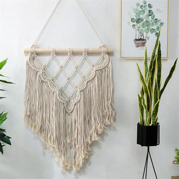 Fox 55×40cm Boho Hand Made Pendant Cotton Tapestry Props - Foxbackdrop