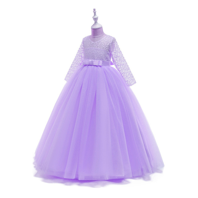 Fox Dress with Long Sleeves Pettiskirt Lace European and American Princess Dress