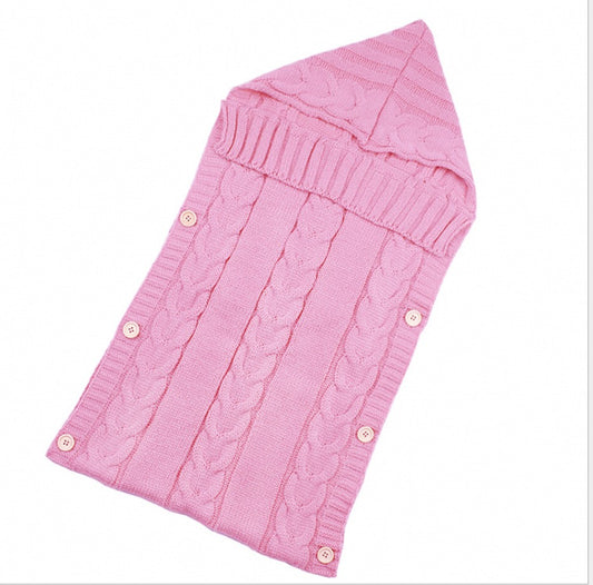 Fox 70x35cm Newborn Baby Knitting Sleeping Bag for Photography - Foxbackdrop