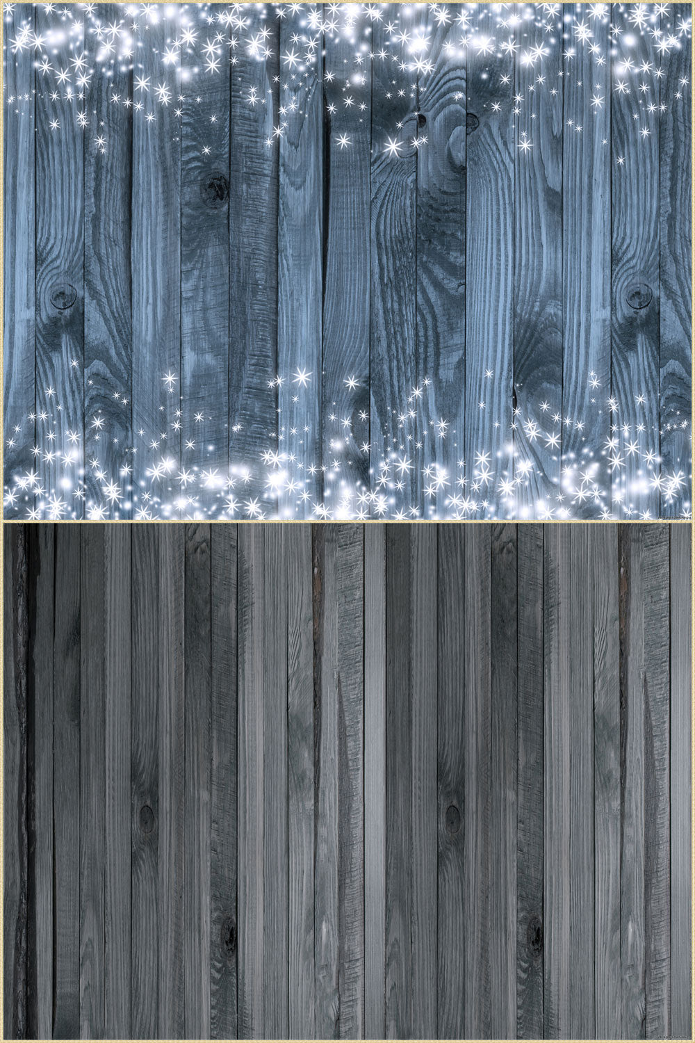 Fox 6.5x10ft Vinyl Shiny Wood Wall with Wood Floor Drops Mat Photo Backdrop - Foxbackdrop