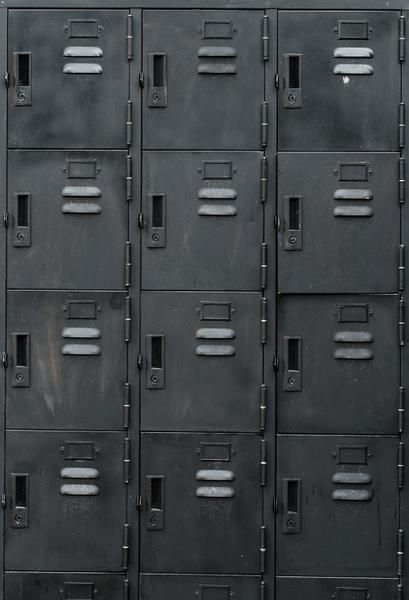 Fox Dark Locker Cabinet Vinyl Photography Backdrop - Foxbackdrop