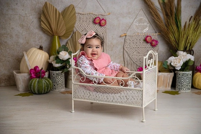Fox Mother's Day Boho French Style Autumn Vinyl Backdrop Designed By Blanca Perez