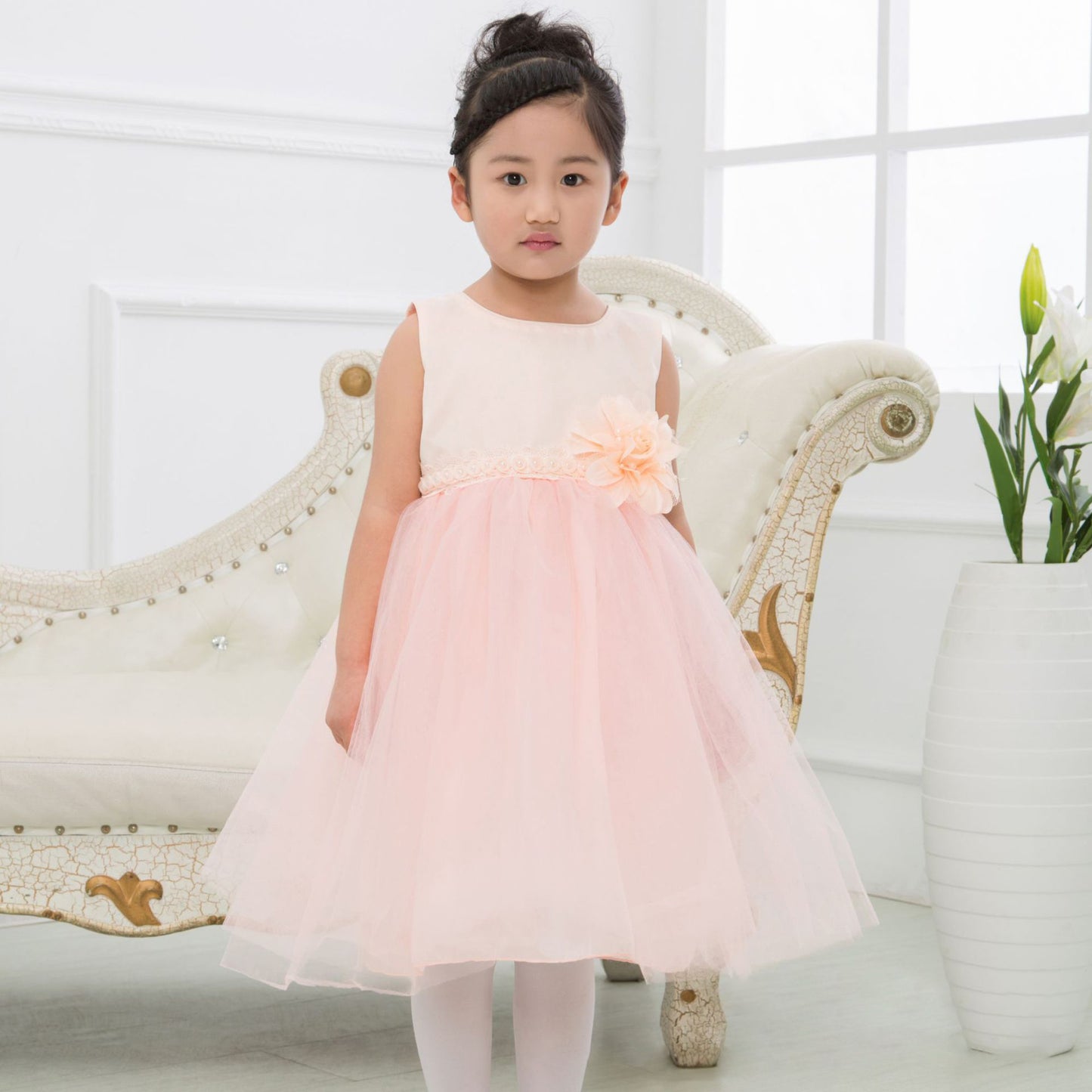 Fox Flower Girl Dress Dress Lace Princess Dress Fashion