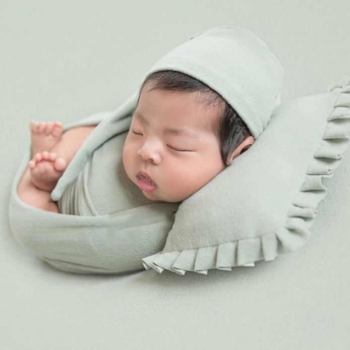 Fox 150x170cm Milk velvet Newborn Posing Fabric Blanket for Photoshoot without Clips Photo Prop - Foxbackdrop