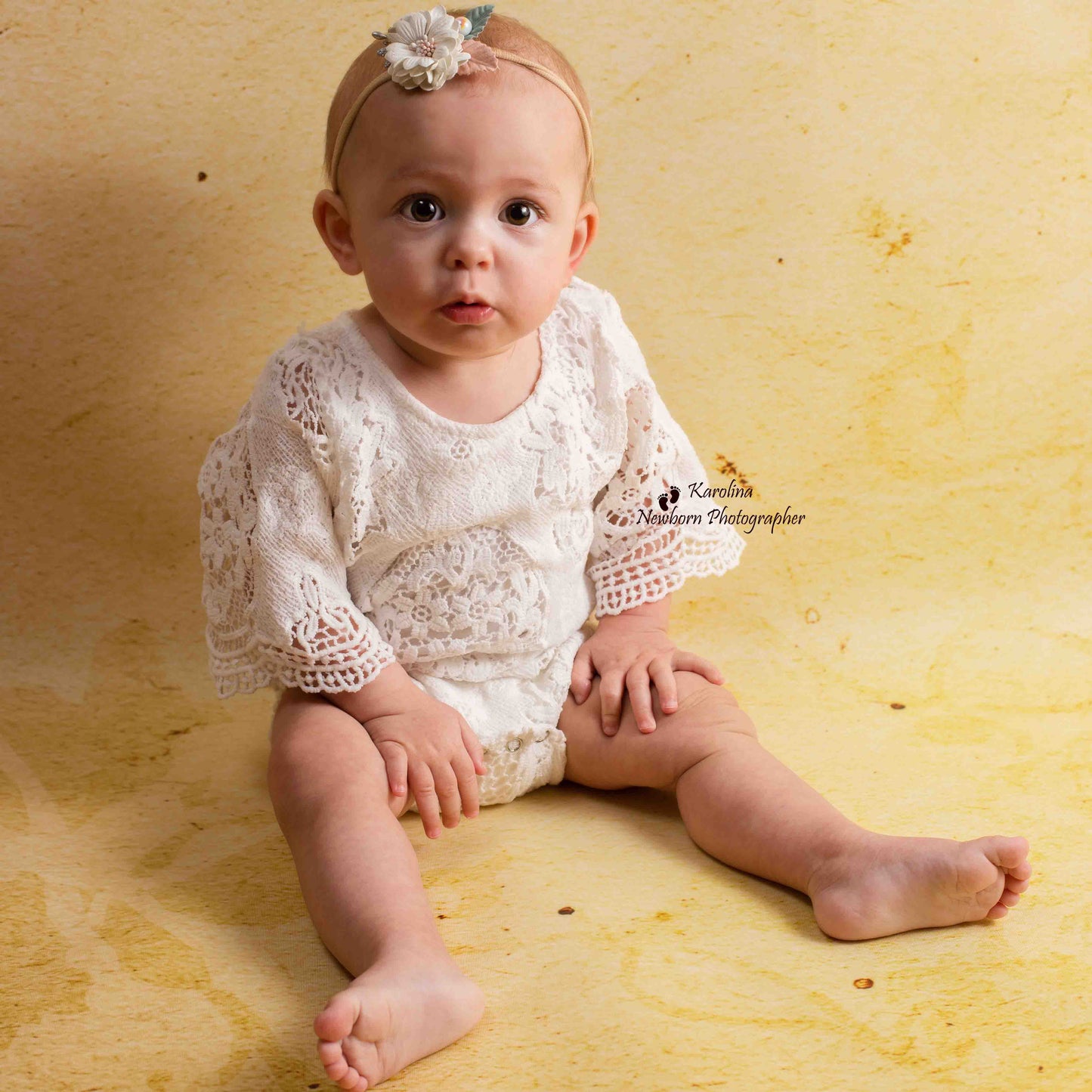 Fox Rolled Golden Abstract Pattern Vinyl Backdrop - Foxbackdrop