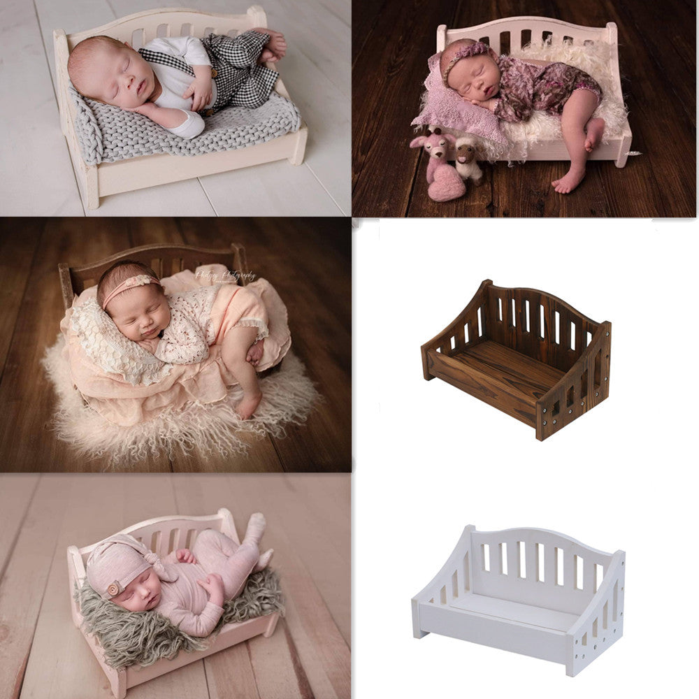 Fox Wooden Newborn Crib Photography Props