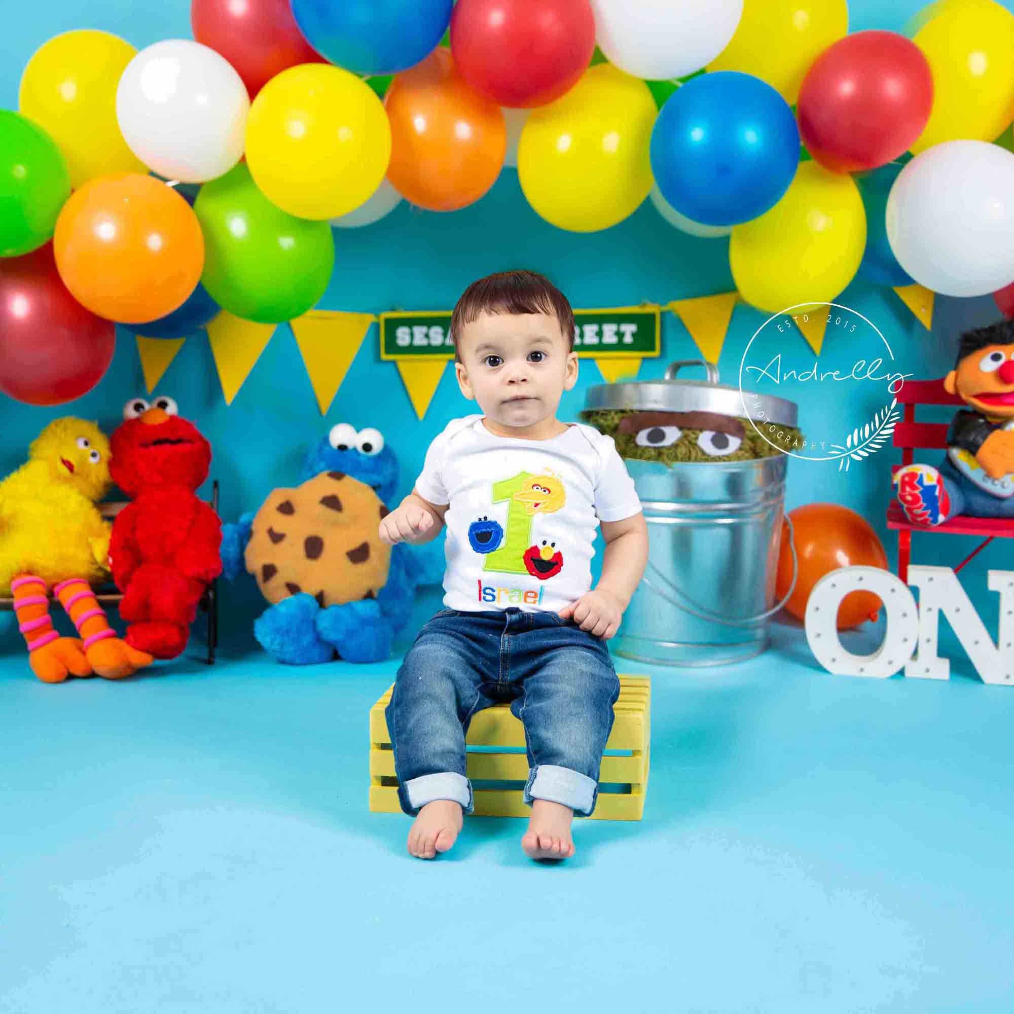 Fox Rolled Cake Smash Children Birthday Vinyl Backdrop Designed By Blanca Perez - Foxbackdrop