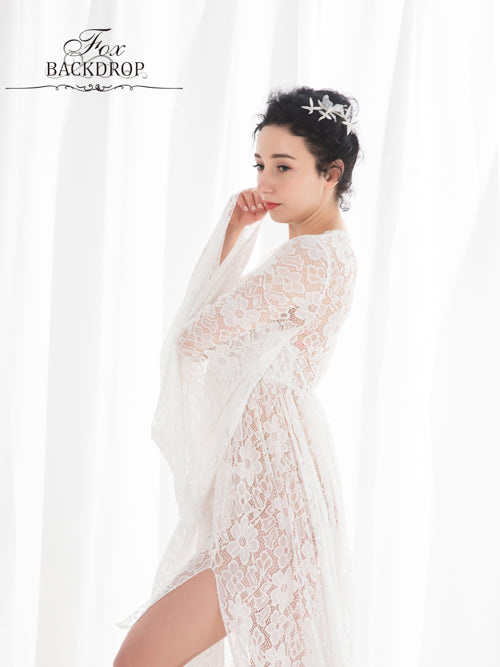 Buy Sale Fox Sexy V Neck Long Lace Maternity Dress for Photography Foxbackdrop Buy Sale Fox Sexy V Neck Long Lace Maternity Dress for Photography Foxbackdrop