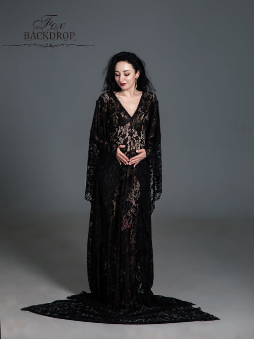 Fox Sexy Lace Mopping Maternity Dress for Photography - Foxbackdrop