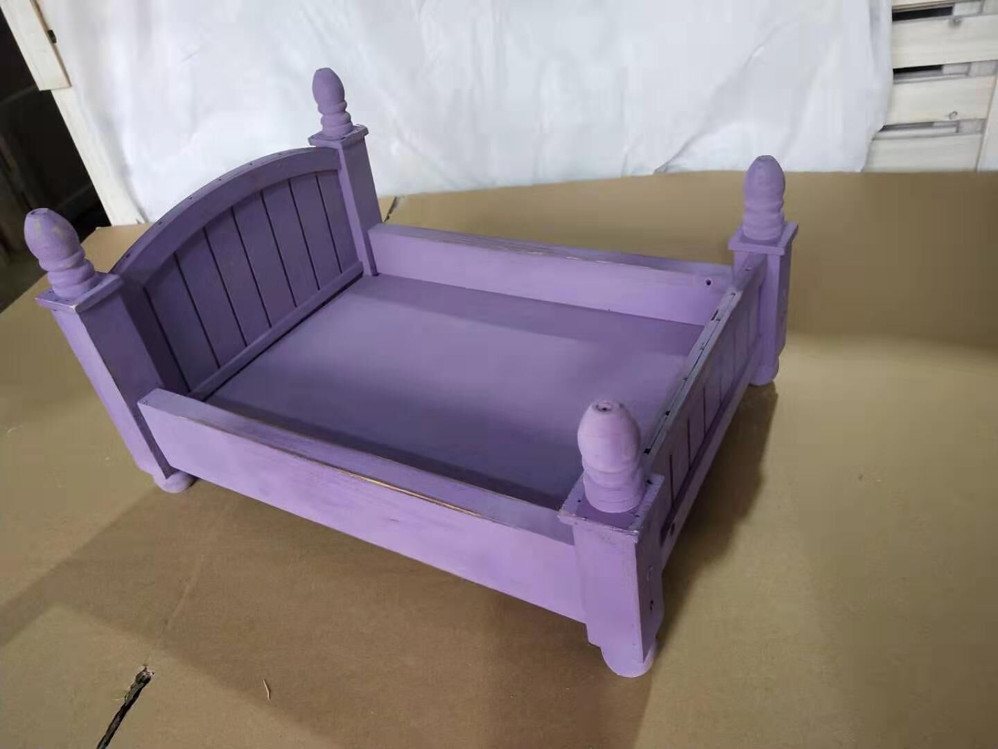 RTS Fox Wooden Bed for Newborn Baby Photo Prop - Foxbackdrop
