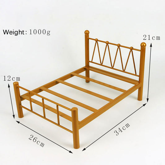 Fox Newborn Photography Props Iron Bed