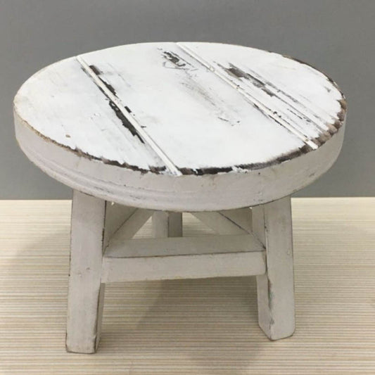Fox Retro Little Wooden Stool for Newborn Studio Props - Foxbackdrop
