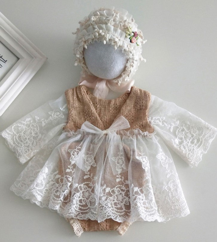 Fox  Studio Props Newborn Baby Clothing Outfits with Hat Kit for Photography - Foxbackdrop