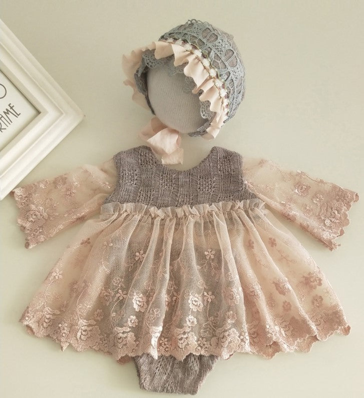 Fox  Studio Props Newborn Baby Clothing Outfits with Hat Kit for Photography - Foxbackdrop