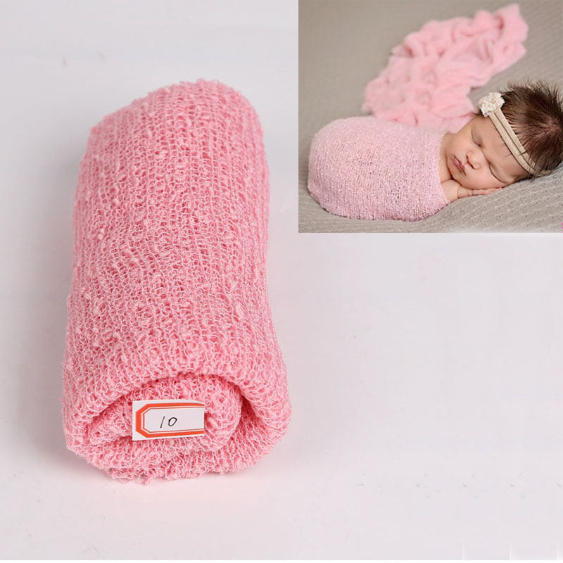 Fox 40x150cm Cotton Yarn Newborn Baby Swaddle Posing Wrap Fabric - Foxbackdrop