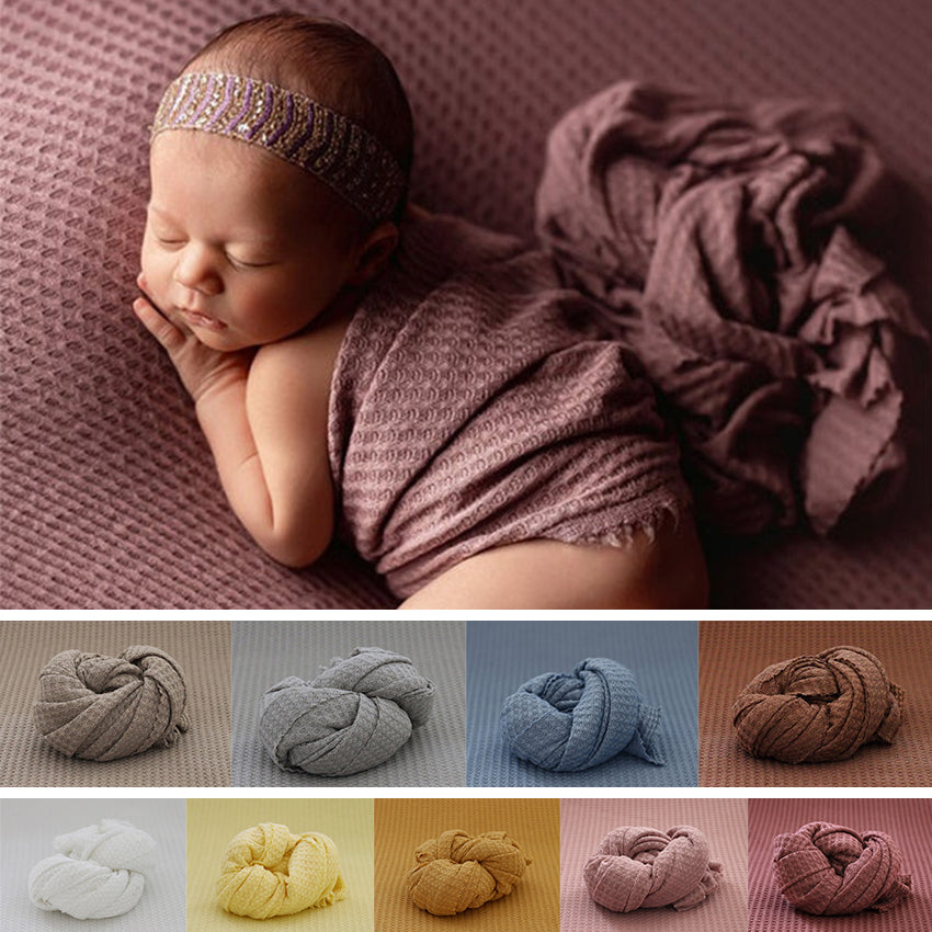Fox 40x150cm Newborn Baby Lattice Posing Wrap Fabric