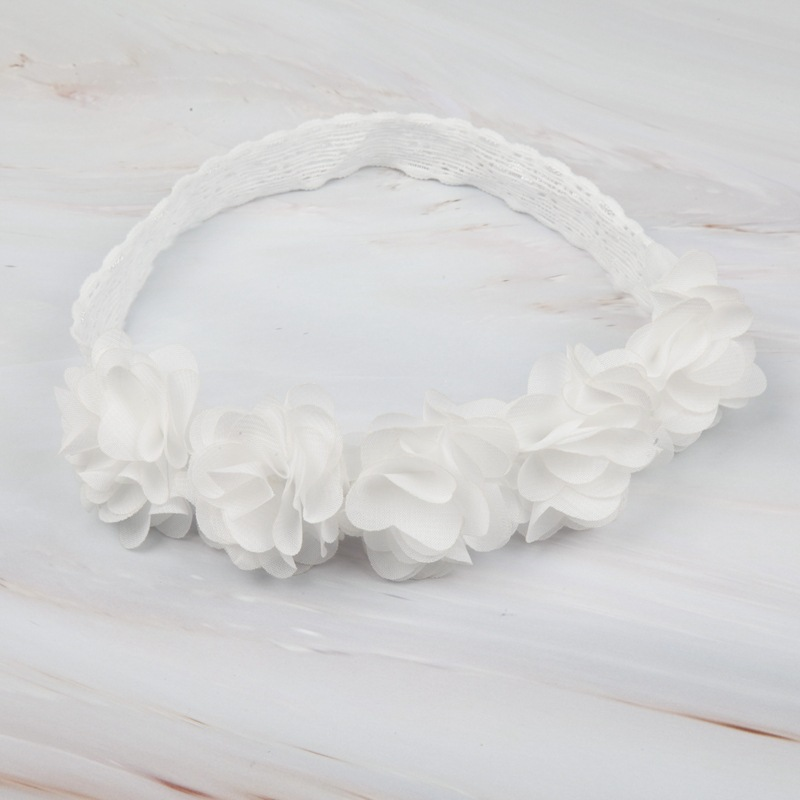 Fox Chiffon Flower Headband Photo Headband Hair Accessories Lace Hairband
