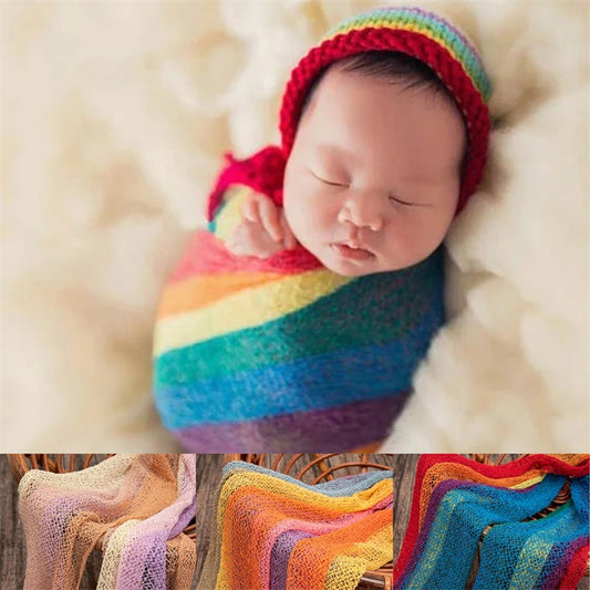 Fox 40x150 cm Colorful Newborn Posing Fabric Props