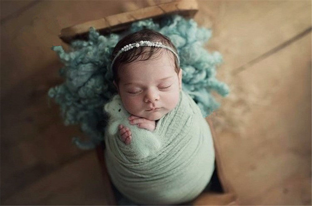 Fox 40x180cm Baby Stretch Wrap Newborn Baby Posing Fabric - Foxbackdrop