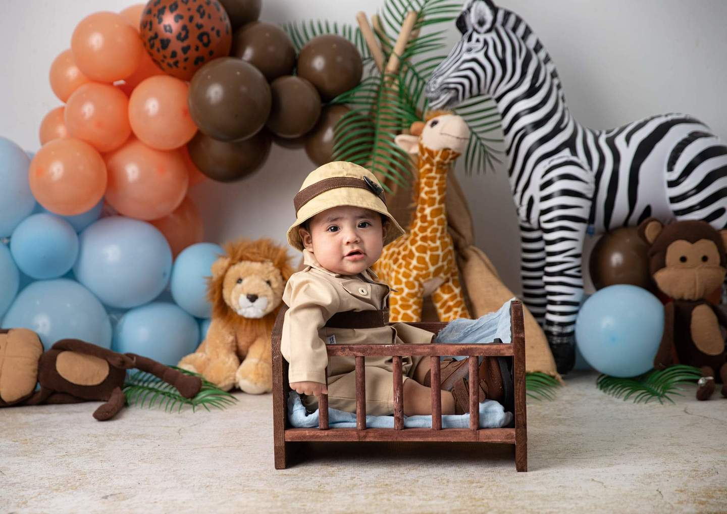 Fox Retro Wood Crib Newborn Baby Photo Studio Props - Foxbackdrop