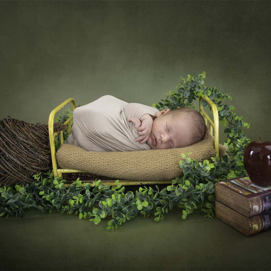 Fox Newborn Props Iron Crib for Baby Photography - Foxbackdrop