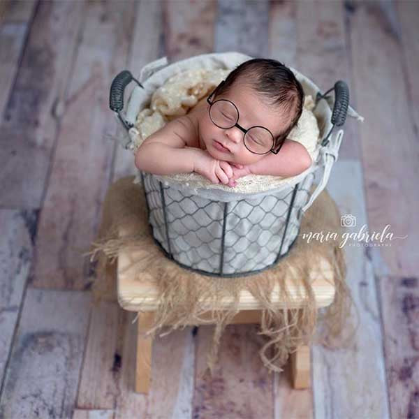 Fox Rolled Brown Barn Wood Retro Vinyl Photography Backdrop - Foxbackdrop