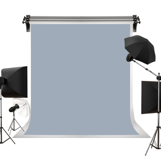 Fox Rolled Solid Gray Blue Vinyl Photography Backdrop - Foxbackdrop