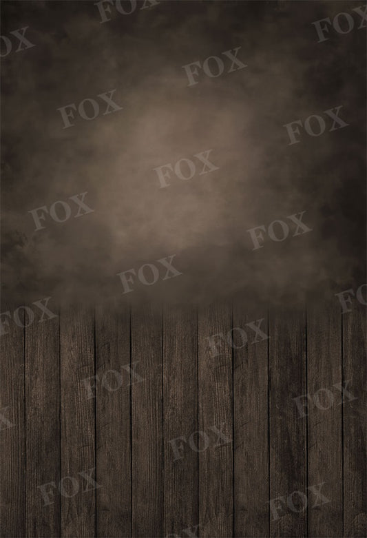 Fox Dark Brown Abstract + Floor Vinyl Photography Backdrop