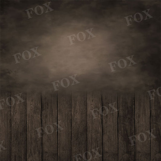 Fox Dark Brown Abstract + Floor Vinyl Photography Backdrop