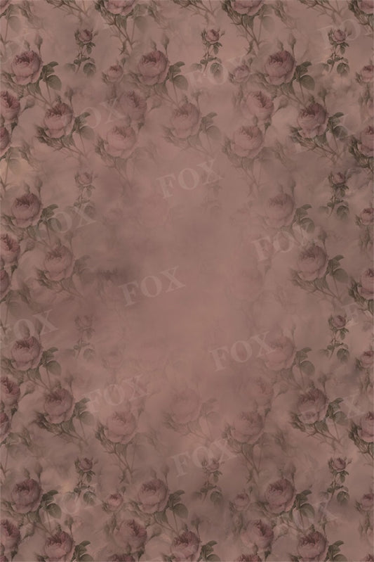 Fox Dark Brown Rose Vinyl Photography Backdrop
