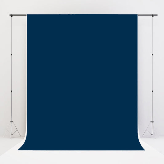 Fox Solid Prussian Blue Vinyl Portrait Backdrop Designed by JT photography