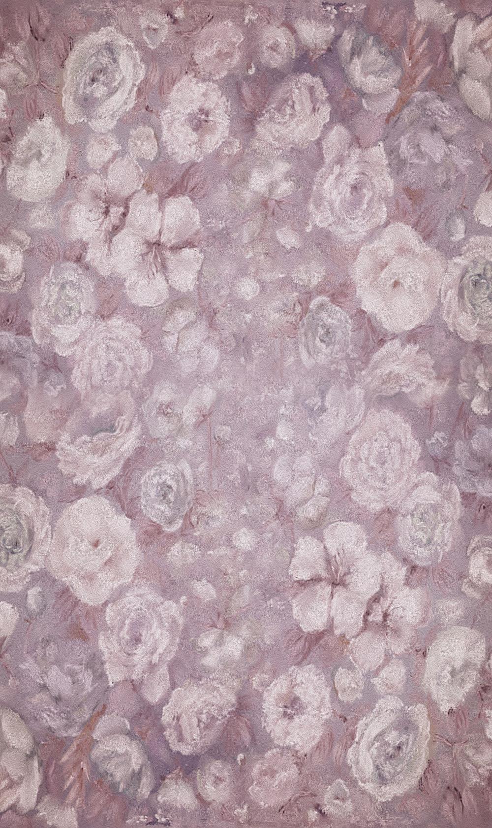 Purple Roses Studio Backdrop Fox Retro Purple Rose Vinyl Backdrop for Photography – Foxbackdrop