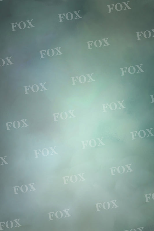 Fox Green and Blue Gradient Abstract Portrait Shooting Vinyl Backdrop