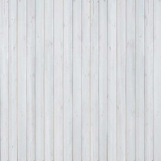 Fox Rolled Light White Wood Retro Vinyl Backdrop - Foxbackdrop