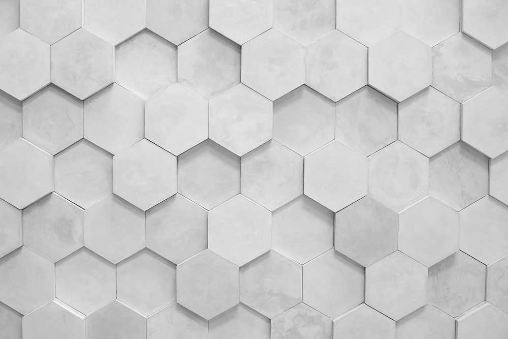 Fox Rolled Wall Hexagon Vinyl Geometric Backdrop - Foxbackdrop