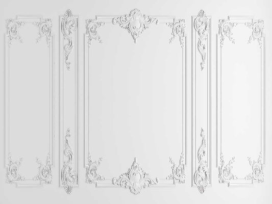 Fox Retro White Wall Door Vinyl Backdrop for Photography