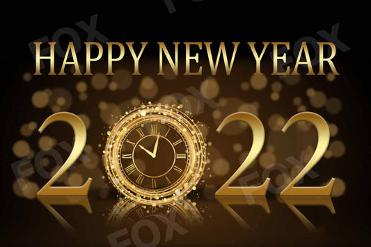 Fox 2022 Happy New Year Vinyl Backdrop